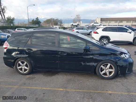 2017 Toyota Prius v Two with VIN JTDZN3EU1HJ066102, listed as a IAAI auction lot 41429125 with 168,152 mi miles. Bid and sale history available at carsss.com. Image 13.