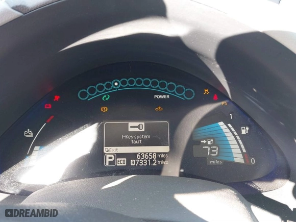 2017 Nissan LEAF SV with VIN 1N4BZ0CP4HC304648, listed as a IAAI auction lot 41701912 with NaN miles. Bid and sale history available at carsss.com. Image 7.