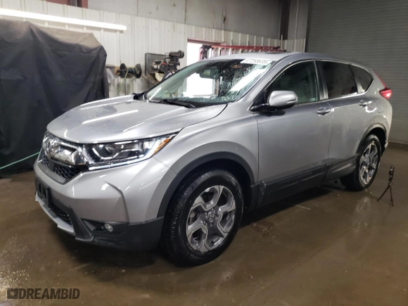 2019 Honda CR-V EX-L with VIN 7FARW2H81KE020360, listed as a Copart auction lot 47253635 with 76,392 mi miles and Salvage Title. Bid and sale history available at carsss.com. Image 1.