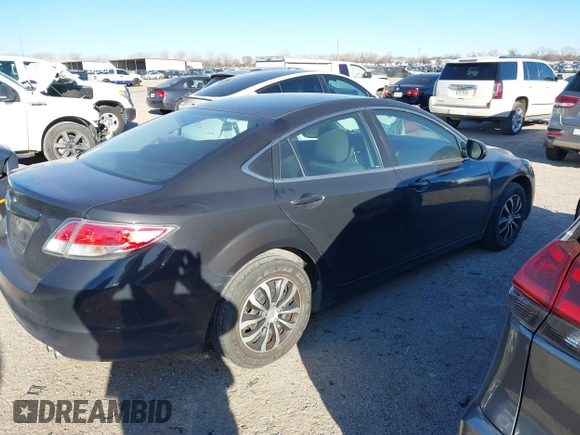 2013 Mazda 6 i Sport with VIN 1YVHZ8BH2D5M16936, listed as a IAAI auction lot 41675168 with 143,008 mi miles. Bid and sale history available at carsss.com. Image 4.