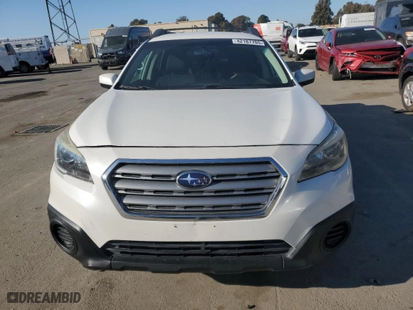 2015 Subaru Outback 2.5i with VIN 4S4BSAAC5F3226037, listed as a Copart auction lot 42187705 with 106,346 mi miles and Salvage Title. Bid and sale history available at carsss.com. Image 5.