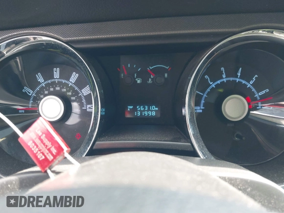 2010 Ford Mustang V6 with VIN 1ZVBP8AN8A5137525, listed as a IAAI auction lot 42025537 with 131,998 mi miles and . Bid and sale history available at carsss.com. Image 7.