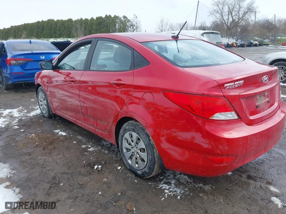 2015 Hyundai Accent GLS with VIN KMHCT4AE0FU923503, listed as a IAAI auction lot 41971073 with 140,886 mi miles. Bid and sale history available at carsss.com. Image 3.
