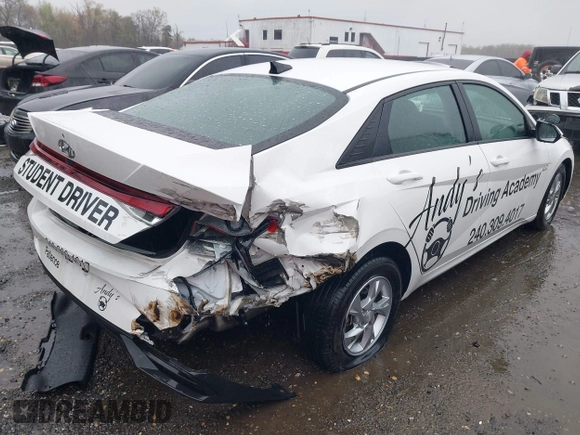 2023 Hyundai Elantra SE with VIN 5NPLL4AG4PH112028, listed as a IAAI auction lot 42010402 with 45,476 mi miles and . Bid and sale history available at DreamBid. Image 4.