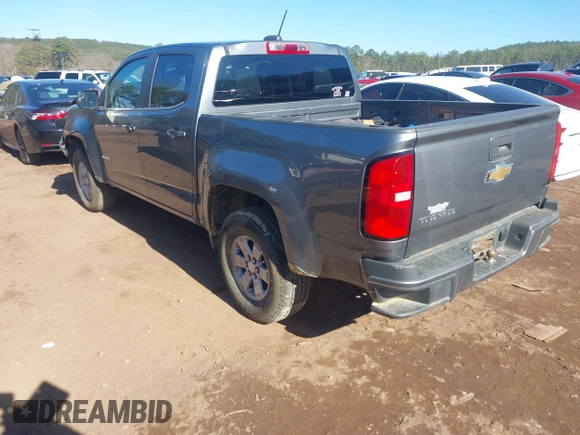 2019 Chevrolet Colorado 2WD Work Truck with VIN 1GCGSBEA8K1262061, listed as a IAAI auction lot 41114924 with 131,995 mi miles and . Bid and sale history available at DreamBid. Image 3.
