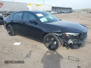 2025 Honda Accord Sport-L with VIN 1HGCY2F72SA029021, listed as a IAAI auction lot 42124355 with 3,768 mi miles and . Bid and sale history available at DreamBid. Image 1.