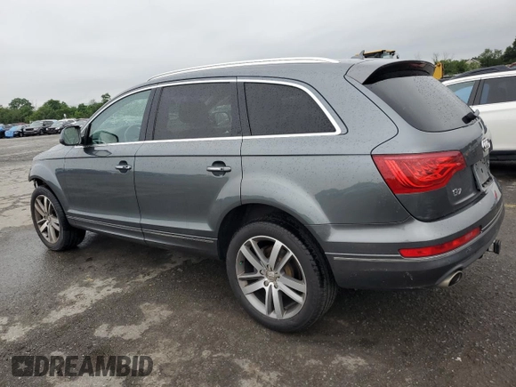 2014 Audi Q7 Premium Plus with VIN WA1LMAFE8ED015737, listed as a Copart auction lot 62099545 with 129,505 mi miles and Salvage title. Bid and sale history available at DreamBid. Image 2.