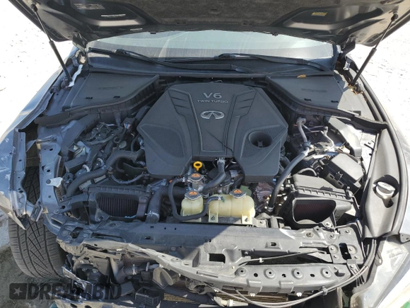 2020 Infiniti Q50 Luxe z VIN JN1EV7AP2LM203614, wystawiony jako Copart lot #57346785 z przebiegiem 62 659 mil mil oraz Nie do naprawy • Non repairable. Historia ofert i sprzedaży dostępna na DreamBid. Obrazek 11.