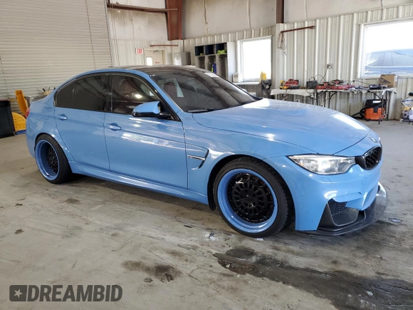 2015 BMW M3 with VIN WBS3C9C59FP804130, listed as a Copart auction lot 65192563 with 67,939 mi miles. Bid and sale history available at carsss.com. Image 4.