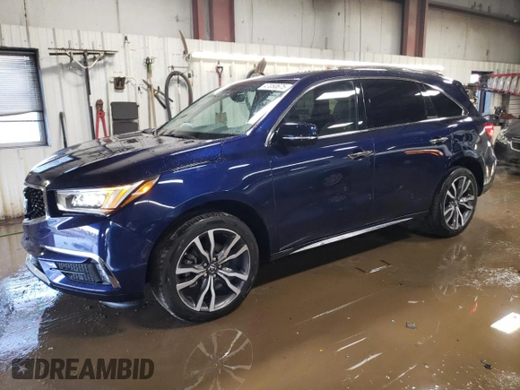 2020 Acura MDX w/Advance Pkg with VIN 5J8YD4H81LL020478, listed as a Copart auction lot 47050675 with 78,669 mi miles and Salvage Title. Bid and sale history available at carsss.com. Image 1.