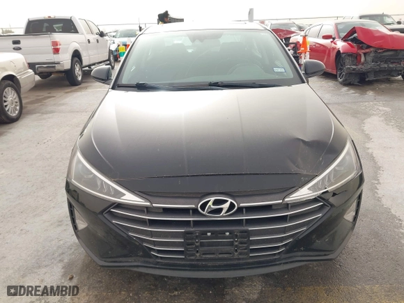 2019 Hyundai Elantra SEL with VIN 5NPD84LF1KH481447, listed as a IAAI auction lot 41731622 with 105,356 mi miles. Bid and sale history available at carsss.com. Image 12.