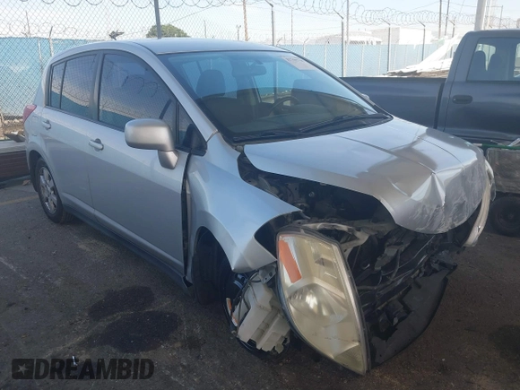 2009 Nissan Versa 1.8 SL with VIN 3N1BC13E29L406619, listed as a IAAI auction lot 41761728 with 115,510 mi miles. Bid and sale history available at carsss.com. Image 1.