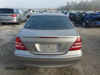 2007 Mercedes-Benz C 280 Luxury with VIN WDBRF54H07F857329, listed as a Copart auction lot 85260294 with 185,344 mi miles and Salvage title. Bid and sale history available at DreamBid. Image 6.