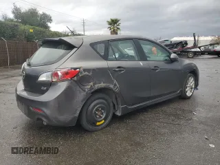 2012 Mazda 3 S Touring with VIN JM1BL1L63C1512890, listed as a Copart auction lot 89194695 with 160,867 mi miles and Salvage Title. Bid and sale history available at DreamBid. Image 3.