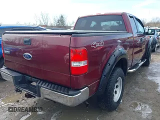 2005 Ford F-150 STX with VIN 1FTRX14W35FA49074, listed as a IAAI auction lot 41833989 with 267,664 mi miles. Bid and sale history available at carsss.com. Image 4.