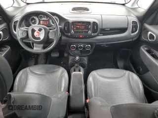 2014 FIAT 500L Lounge with VIN ZFBCFACH6EZ029513, listed as a Copart auction lot 57478605 with 105,824 mi miles and Salvage title. Bid and sale history available at DreamBid. Image 8.