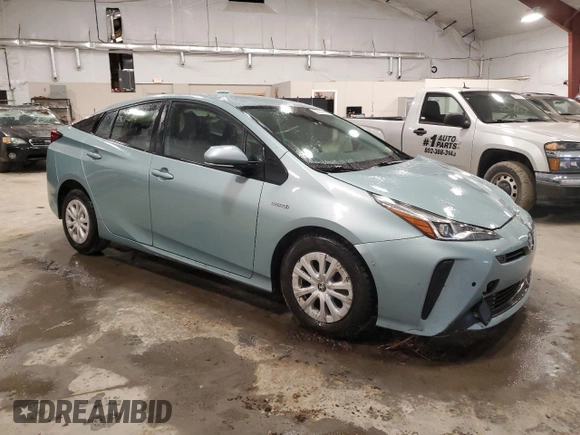 2021 Toyota Prius L Eco with VIN JTDKAMFU6M3130375, listed as a Copart auction lot 50926905 with 112,124 mi miles and Salvage Title. Bid and sale history available at carsss.com. Image 4.