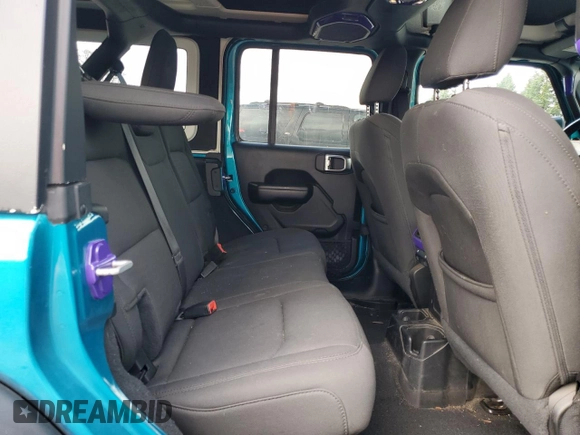 2020 Jeep Wrangler Unlimited Sport S with VIN 1C4HJXDG9LW215121, listed as a Copart auction lot 51292305 with 35,100 mi miles and Salvage title. Bid and sale history available at DreamBid. Image 10.