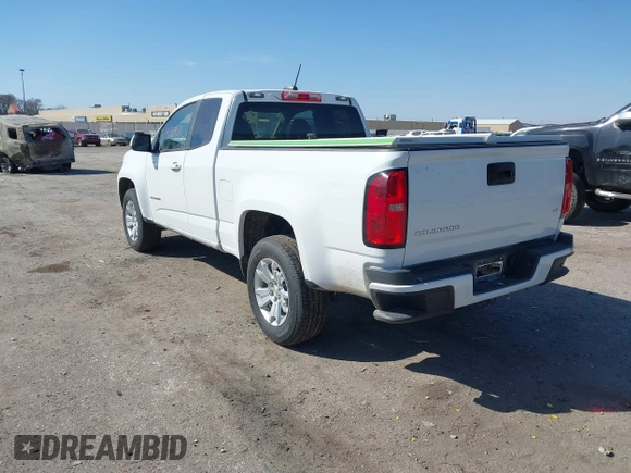 2022 Chevrolet Colorado 2WD LT z VIN 1GCHSCEA4N1122023, wystawiony jako IAAI lot #41759271 z przebiegiem 36 854 mil mil oraz . Historia ofert i sprzedaży dostępna na DreamBid. Obrazek 3.