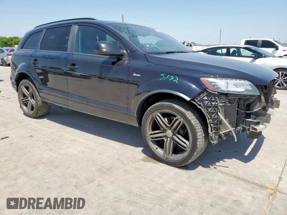 2014 Audi Q7 S line Prestige z VIN WA1DGAFE5ED002505, wystawiony jako Copart lot #56733525 z przebiegiem 102 409 mil mil oraz Szkoda całkowita • Salvage title. Historia ofert i sprzedaży dostępna na DreamBid. Obrazek 4.