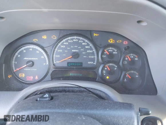 2005 Isuzu Ascender S с VIN 4NUES16SX56700650, выставлен на аукционе IAAI как лот 41440691 с пробегом 173 296 миль миль и . История ставок и продаж доступна на DreamBid. Изображение 7.