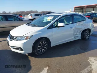 2015 Honda Civic Sedan EX-L with VIN 19XFB2F90FE252613, listed as a IAAI auction lot 41742895 with 88,778 mi miles. Bid and sale history available at carsss.com. Image 18.