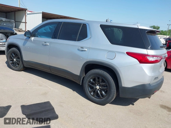 2018 Chevrolet Traverse LS z VIN 1GNERFKWXJJ120682, wystawiony jako IAAI lot #42007628 z przebiegiem 112 795 mil mil oraz . Historia ofert i sprzedaży dostępna na DreamBid. Obrazek 3.