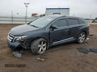 2013 Toyota Venza LE with VIN 4T3BK3BB3DU086974, listed as a Copart auction lot 59564735 with 81,827 mi miles and Salvage title. Bid and sale history available at DreamBid. Image 1.
