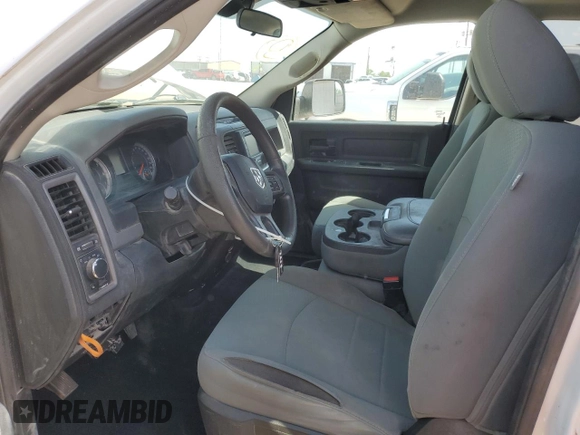 2018 Ram 1500 Tradesman with VIN 1C6RR7KT9JS313123, listed as a Copart auction lot 52901325 with 164,100 mi miles and Clean title. Bid and sale history available at DreamBid. Image 7.