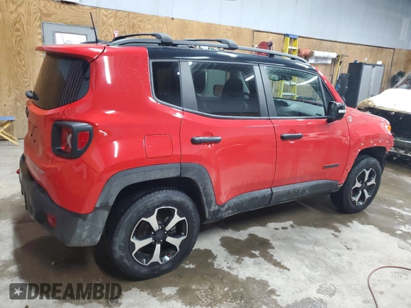 2022 Jeep Renegade Trailhawk with VIN ZACNJDC11NPN52815, listed as a Copart auction lot 86375264 with 35,796 mi miles and Clean Title. Bid and sale history available at DreamBid. Image 3.