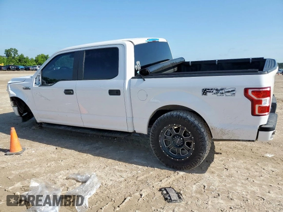 2018 Ford F-150 XL with VIN 1FTEW1E59JKF20623, listed as a Copart auction lot 58075035 with 66,949 mi miles and Salvage title. Bid and sale history available at DreamBid. Image 2.