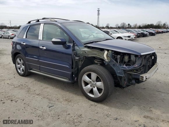 2008 Acura RDX with VIN 5J8TB18278A015167, listed as a Copart auction lot 49919255 with 214,022 mi miles and Salvage Title. Bid and sale history available at carsss.com. Image 4.