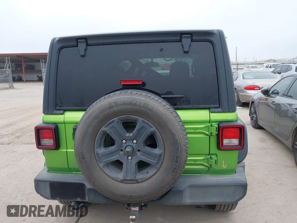 2020 Jeep Wrangler Sport S with VIN 1C4GJXAG1LW103235, listed as a IAAI auction lot 42126250 with 64,986 mi miles and . Bid and sale history available at DreamBid. Image 17.