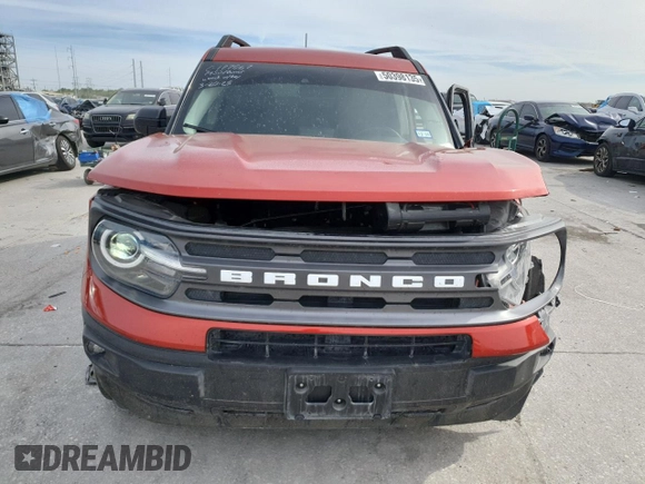 2023 Ford Bronco Sport Big Bend with VIN 3FMCR9B63PRD49863, listed as a Copart auction lot 50398135 with 30,737 mi miles and Clean title. Bid and sale history available at DreamBid. Image 5.