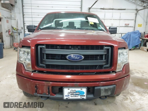 2014 Ford F-150 XL with VIN 1FTMF1EM4EKD79307, listed as a IAAI auction lot 42137527 with 57,963 mi miles. Bid and sale history available at carsss.com. Image 12.