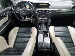 2012 Mercedes-Benz C 63 AMG with VIN WDDGF7HB1CA627046, listed as a Copart auction lot 82558534 with 110,149 mi miles and Salvage Title. Bid and sale history available at carsss.com. Image 8.