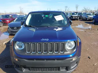 2016 Jeep Renegade Sport with VIN ZACCJBAW1GPC59187, listed as a IAAI auction lot 41699358 with 121,151 mi miles. Bid and sale history available at carsss.com. Image 6.