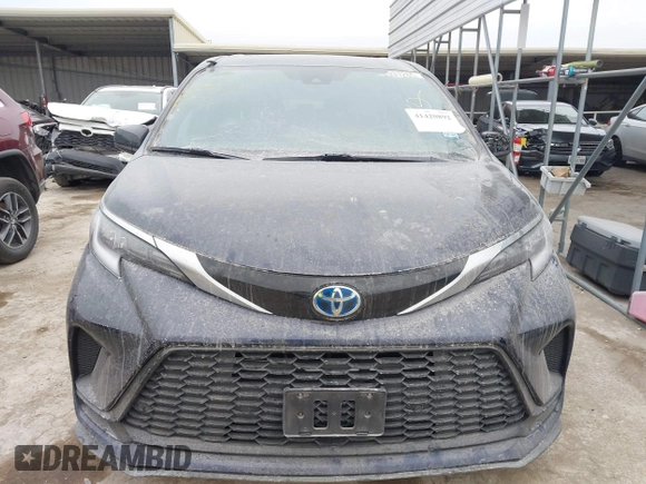 2021 Toyota Sienna XSE with VIN 5TDXRKEC5MS025417, listed as a IAAI auction lot 41420892 with 56,055 mi miles and . Bid and sale history available at DreamBid. Image 11.