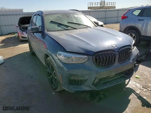 2020 BMW X3 M Competition with VIN 5YMTS0C08L9B18004, listed as a Copart auction lot 46493145 with 0 mi miles and Salvage Title. Bid and sale history available at carsss.com. Image 11.