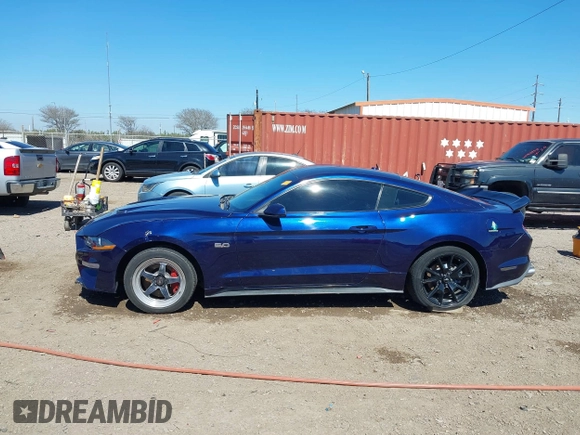 2019 Ford Mustang GT with VIN 1FA6P8CF9K5135798, listed as a IAAI auction lot 41629414 with 37,479 mi miles and . Bid and sale history available at DreamBid. Image 14.