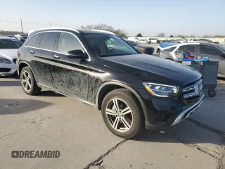 2021 Mercedes-Benz GLC 300 with VIN W1N0G8DB2MF869765, listed as a Copart auction lot 49592695 with 91,682 mi miles and Clean title. Bid and sale history available at DreamBid. Image 4.