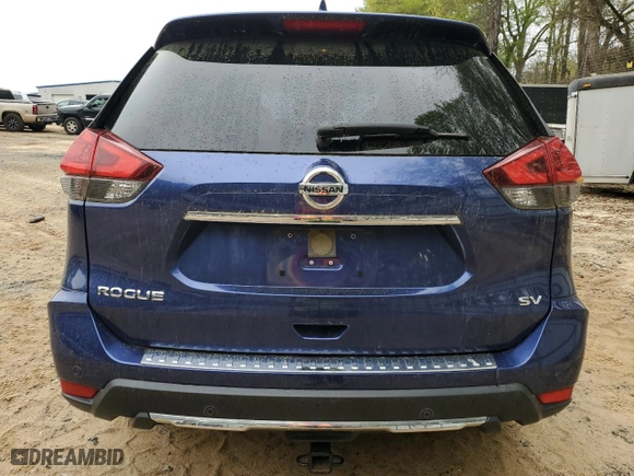 2019 Nissan Rogue SV with VIN JN8AT2MTXKW262785, listed as a Copart auction lot 51082715 with 70,189 mi miles and Salvage Title. Bid and sale history available at carsss.com. Image 6.