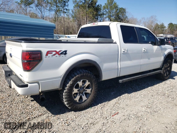 2013 Ford F-150 XL with VIN 1FTFW1EF7DKE76025, listed as a Copart auction lot 46543175 with 168,583 mi miles and Salvage Title. Bid and sale history available at carsss.com. Image 3.