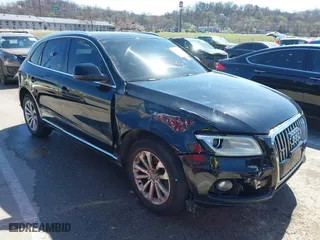 2013 Audi Q5 Premium with VIN WA1CFAFP0DA007630, listed as a IAAI auction lot 41824831 with 149,558 mi miles. Bid and sale history available at carsss.com. Image 1.