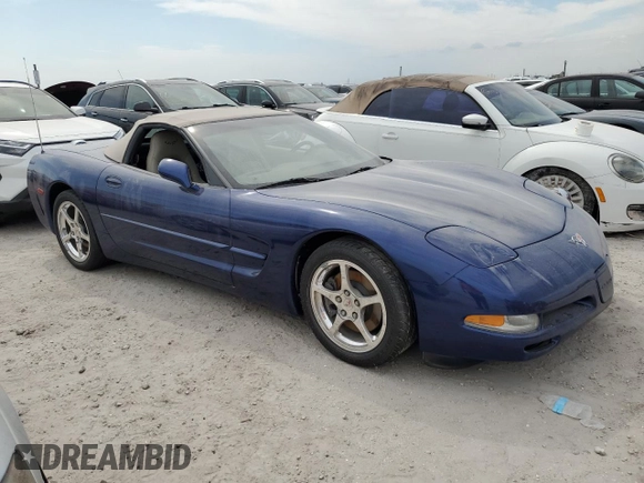 2004 Chevrolet Corvette with VIN 1G1YY32G545115833, listed as a Copart auction lot 75242864 with 0 mi miles and Salvage Title. Bid and sale history available at carsss.com. Image 4.