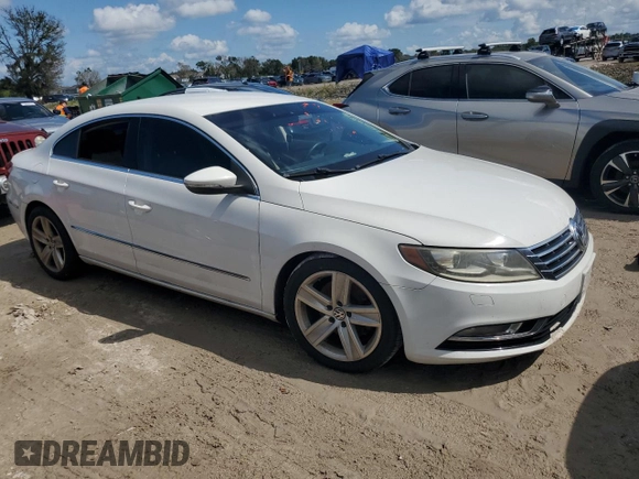 2013 Volkswagen CC Sport with VIN WVWBP7AN4DE554545, listed as a Copart auction lot 73850954 with 0 mi miles and Salvage Title. Bid and sale history available at carsss.com. Image 4.