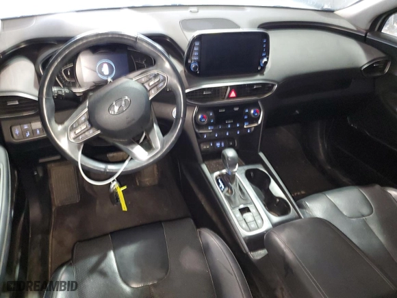 2019 Hyundai Santa Fe Limited with VIN 5NMS53AA4KH055377, listed as a Copart auction lot 88123245 with 118,781 mi miles and Salvage Title. Bid and sale history available at carsss.com. Image 8.