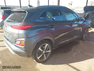 2021 Hyundai Kona Ultimate with VIN KM8K5CA58MU608994, listed as a IAAI auction lot 41334841 with 48,981 mi miles. Bid and sale history available at carsss.com. Image 4.