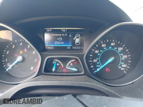 2013 Ford Escape Titanium with VIN 1FMCU9J99DUD63037, listed as a IAAI auction lot 42436605 with 168,200 mi miles and . Bid and sale history available at DreamBid. Image 7.