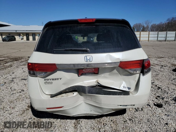 2015 Honda Odyssey EX-L with VIN 5FNRL5H69FB129773, listed as a Copart auction lot 48389155 with 143,047 mi miles and Clean Title. Bid and sale history available at DreamBid. Image 6.